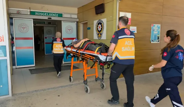 İnegöl’de üzüm toplarken 3 metreden düşen kişi yaralandı