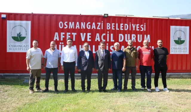 Osmangazi’de afet hazırlığı: Konteynerler 40 mahalleye ulaşacak