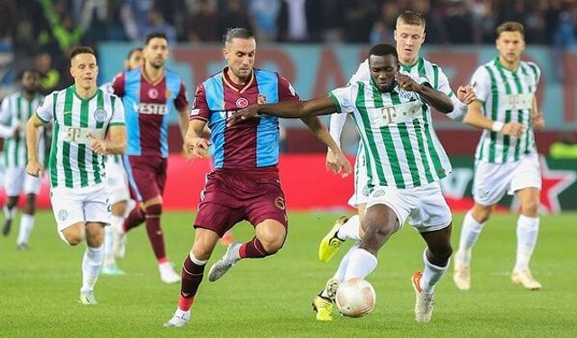 Trabzonspor-Ferencvaros maçı ilk 11