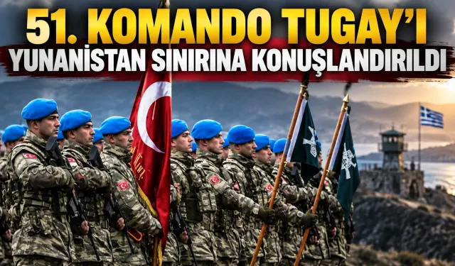51. Komando Tugay'ı Yunanistan Sınırına Konuşlandırıldı