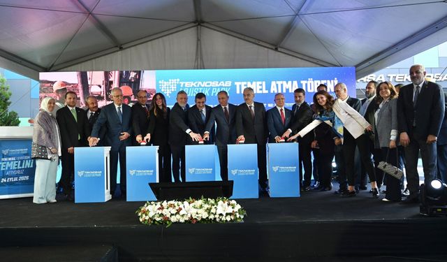 Bursa’da 210 milyon dolarlık TEKNOSAB Lojistik Park’ın temeli atıldı