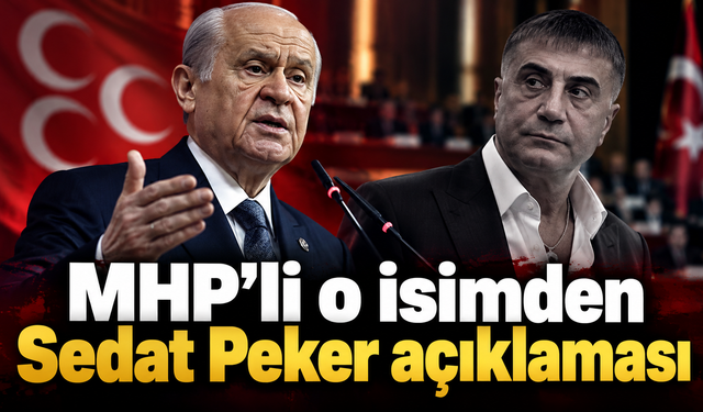 MHP'li o isimden Sedat Peker açıklaması