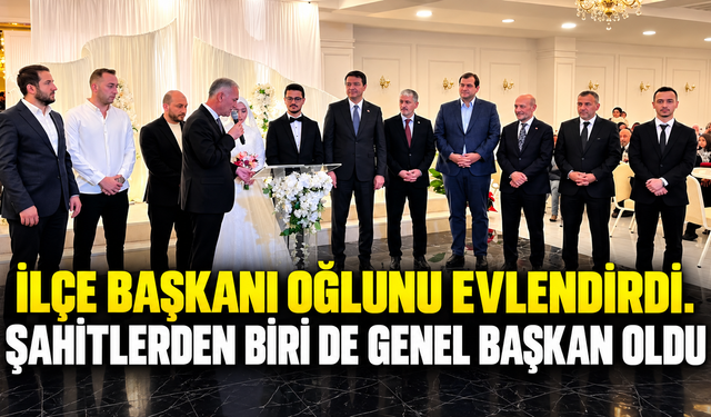 Saadet Partisi lideri İnegöl’de düğüne katıldı