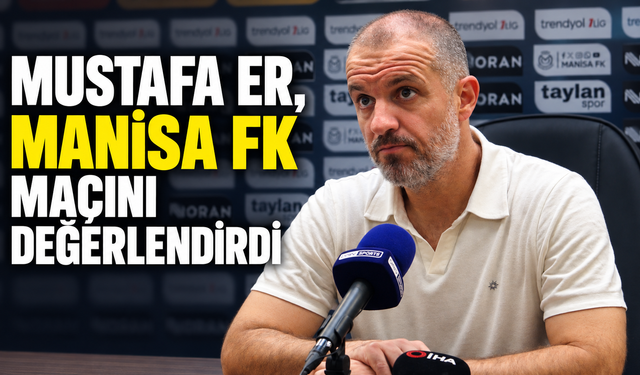 Bursaspor’da Mustafa Er, sonuçtan memnun