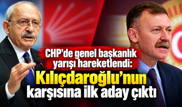 CHP’de genel başkanlık yarışı hareketlendi: Kılıçdaroğlu’nun karşısına ilk aday çıktı