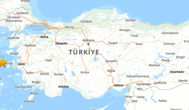 Ege Denizi’nde deprem!