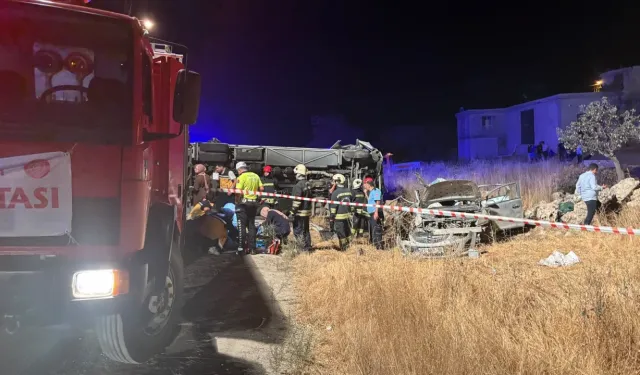Gaziantep’te yolcu otobüsü ile otomobil çarpıştı: 7 kişi hayatını kaybetti
