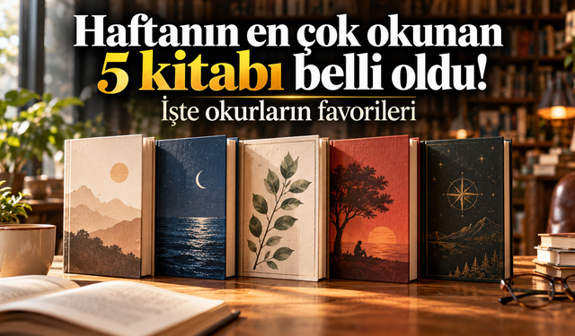 Haftanın en çok okunan 5 kitabı belli oldu! İşte okurların favorileri