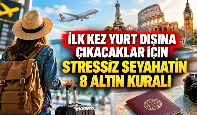 İlk Kez Yurt Dışına Çıkacaklar İçin Stressiz Seyahatin 8 Altın Kuralı