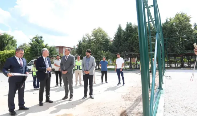İnegöl Mediha Hayri Çelik Fen Lisesi'ne Yeni Spor Sahası