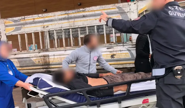 İnegöl’de kamyonetten düşen 22 yaşındaki genç yaralandı