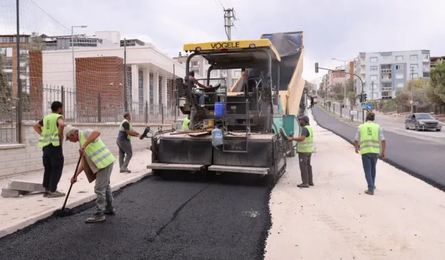 Mustafakemalpaşa’da altyapısı tamamlanan bölgelerde üstyapı çalışması başladı