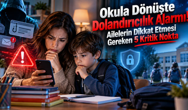 Okula Dönüşte Dolandırıcılık Alarmı! Ailelerin Dikkat Etmesi Gereken 5 Kritik Nokta