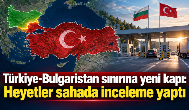 Türkiye-Bulgaristan sınırına yeni kapı: Heyetler sahada inceleme yaptı