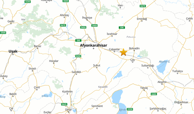 Afyonkarahisar'da Deprem Oldu!