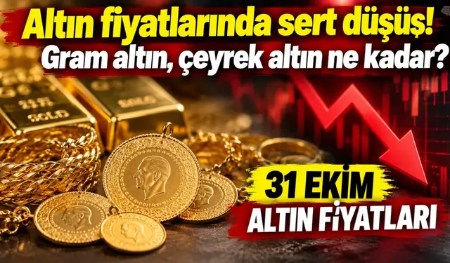 Altın fiyatlarında sert düşüş! Gram altın, çeyrek altın ne kadar?