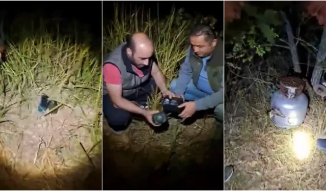 Bursa’da yasa dışı avcılığa denetim: Ses cihazını mutfak tüpüne gizlemişler
