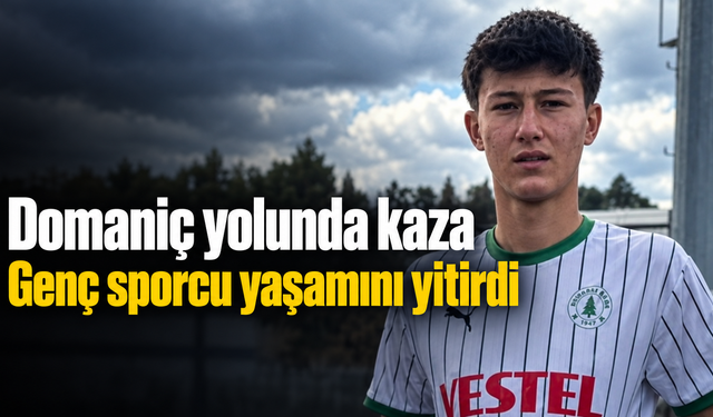 Domaniç yolunda kaza Genç sporcu yaşamını yitirdi