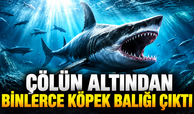 Çölün altından binlerce köpek balığı çıktı: Bölge yıllar önce denizmiş