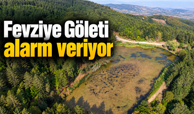 Fevziye göleti alarm veriyor