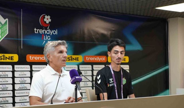 Kenan Koçak: “Batman Petrolspor’a karşı galip gelmek kolay değil”