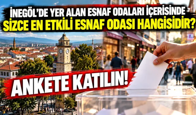 İnegöl’ün en etkili esnaf odası hangisi? Ankete katılın
