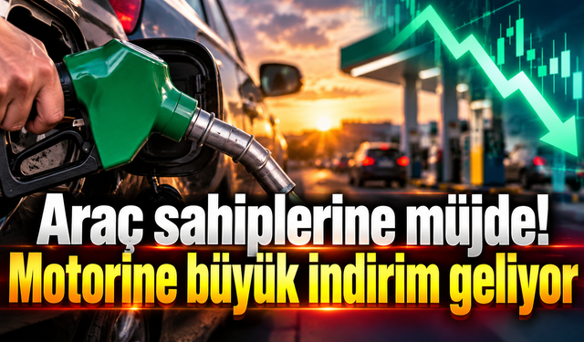 Araç sahiplerine müjde! Motorine büyük indirim geliyor
