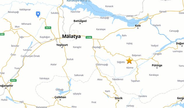 Malatya’da deprem meydana geldi