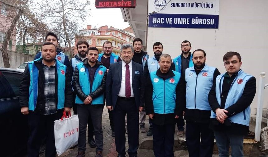 Deprem bölgesine 5 ton sıvı yağ gönderdiler