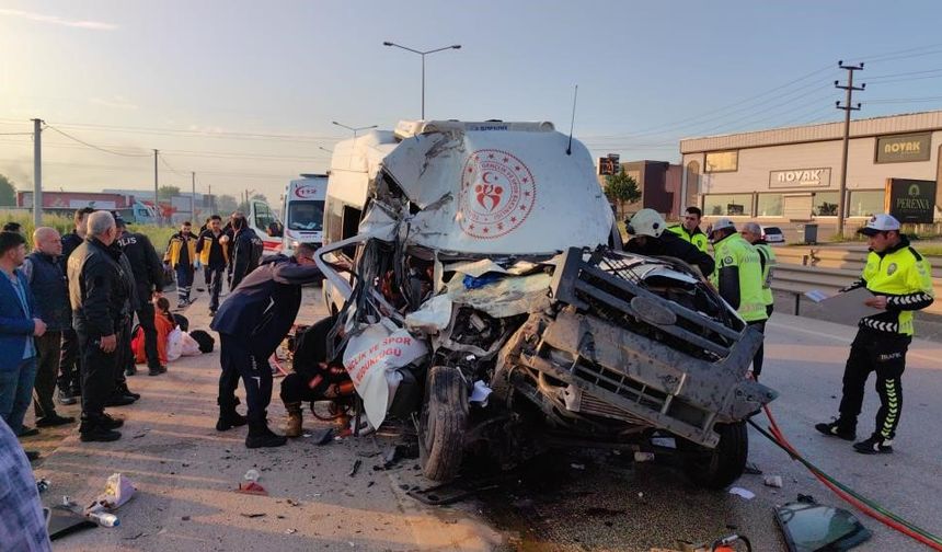 İnegöl'deki feci kazada namaz detayı