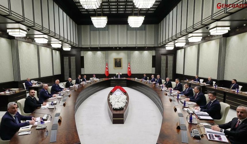 Cumhurbaşkanlığı Kabinesi Beştepe'de Toplandı