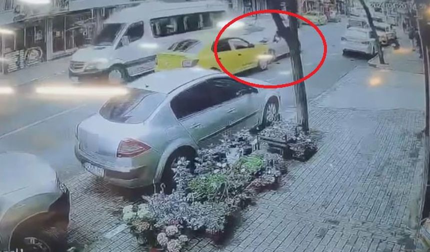 Bursa'da zincirleme kaza anı kamerada