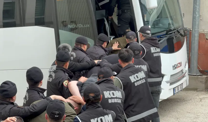 İnegöl'de yakalanan 27 şüphelinin tamamı tutuklandı