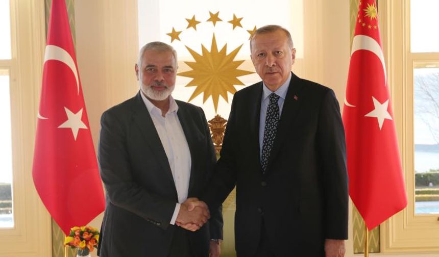 Hamas Başkanı İstanbul'da Erdoğan ile görüşüyor