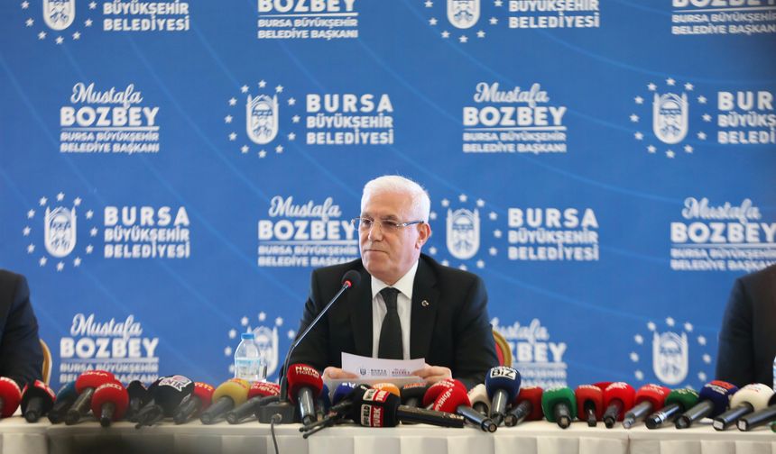 Başkan Bozbey, Bursa Büyükşehir Belediyesi’nin borcunu açıkladı