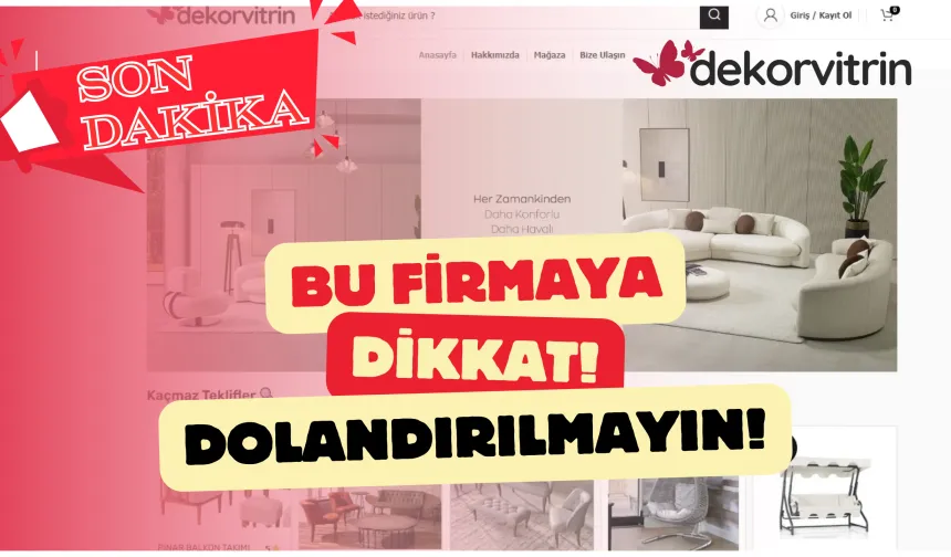 SON DAKİKA! Bu Siteye Dikkat Edin, Dolandırılmayın! Mobilya Satış Sitesi  Üzerinden Dolandırıyorlar | ÖZEL HABER