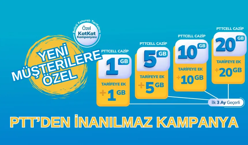 PTT'den yeni müşterilere özel "Pttcell" kampanyası