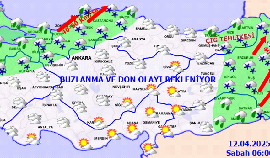 Bugün Hava Nasıl? Yurtta Kar ve Karla Karışık Yağmur Alarmı!
