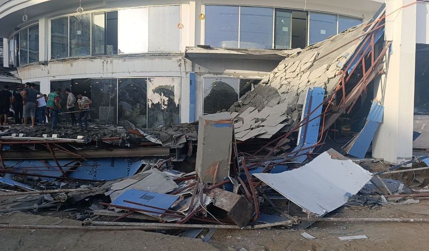 Antalya’da otel inşaatında balkon göçtü: İşçiler ölümden saniyelerle kurtuldu!