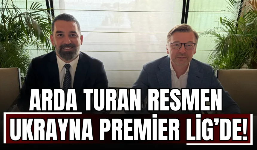 Arda Turan Resmen Ukrayna Premier Lig’de!