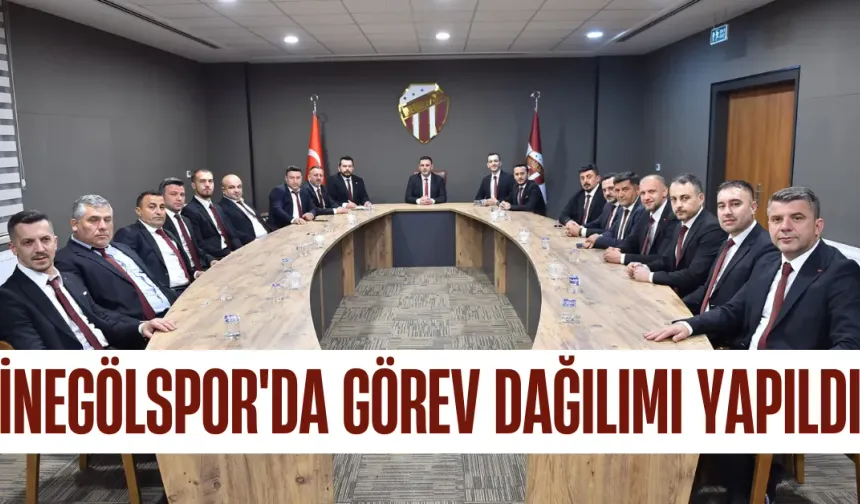 İnegölspor'da Görev Dağılımı Yapıldı, Yeni Sezon Hazırlıkları Başladı