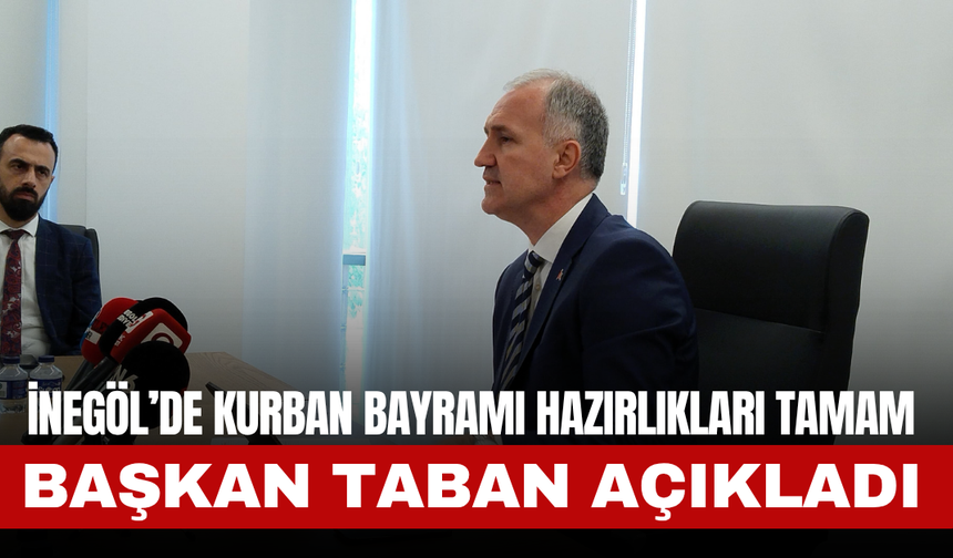 İnegöl’de Kurban Bayramı Hazırlıkları Tamam