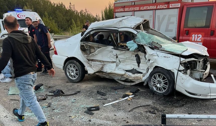 Osmaniye’de zincirleme kazada 1 kişi öldü, 6 kişi yaralandı!