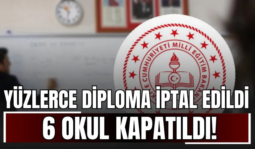 Yüzlerce Diploma İptal Edildi: 6 Okul Kapatıldı!