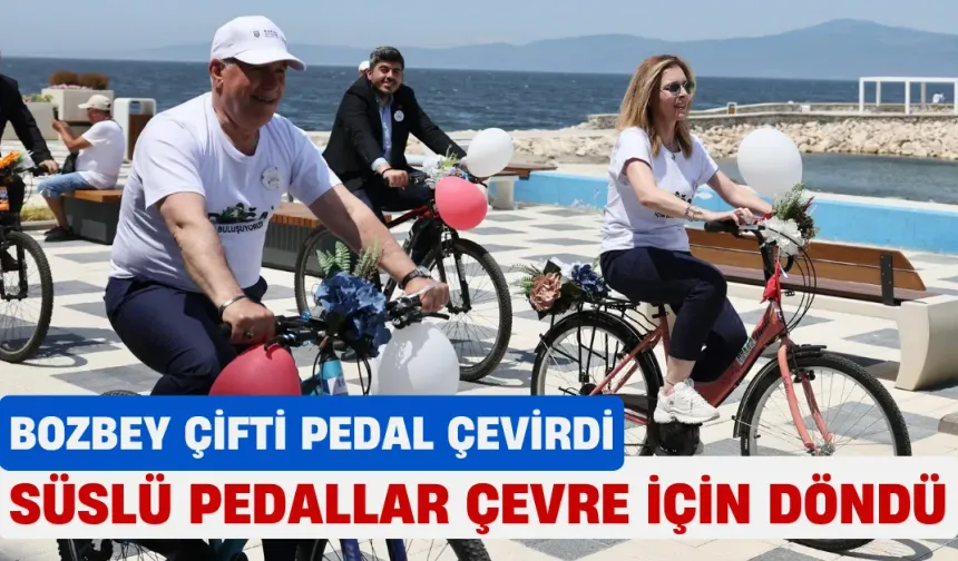 Bozbey Çiftinden Süslü Bisikletler Şenliği’ne Pedallı Destek