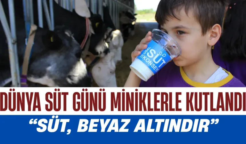 Dünya Süt Günü Miniklerle Kutlandı