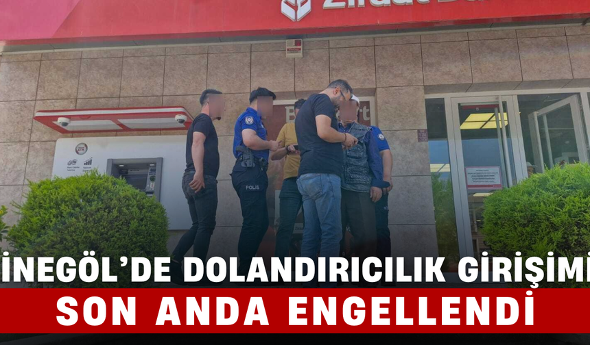 İnegöl’de Dolandırıcılık Girişimi Son Anda Engellendi