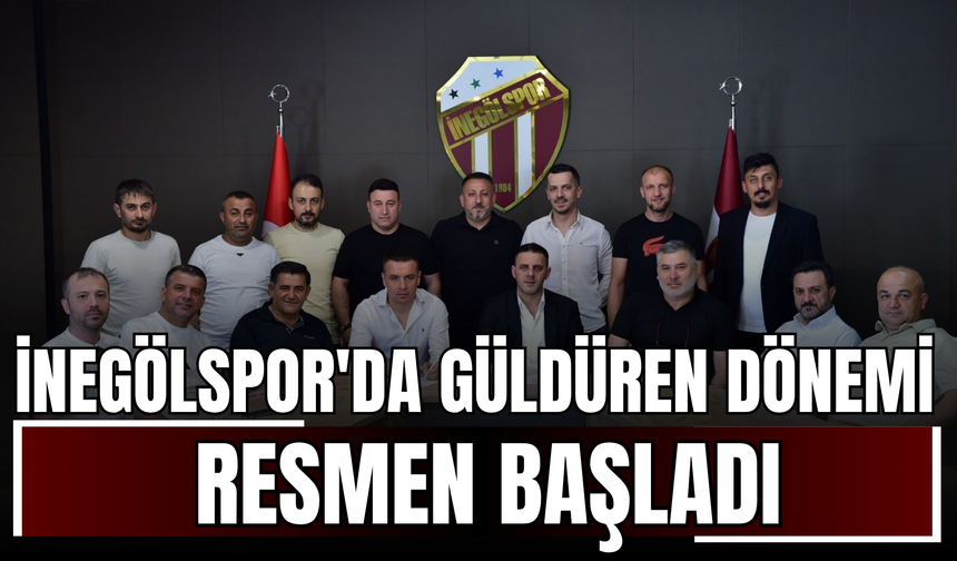 İnegölspor'da Güldüren dönemi resmen başladı