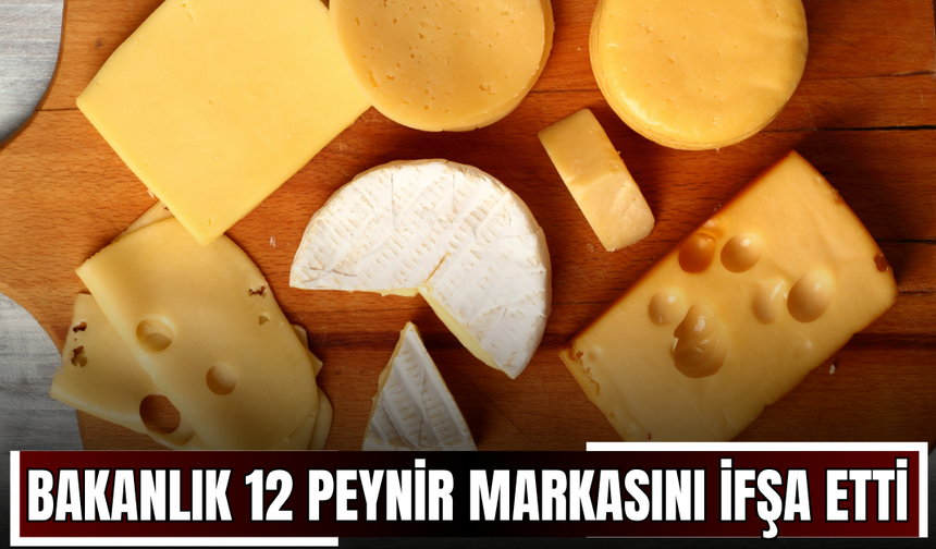 Bakanlık 12 peynir markasını ifşa etti