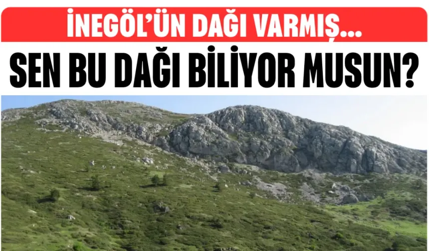 İnegöl'ün Dağı Varmış... Sen Bu Dağı Biliyor Musun? İnegöl Dağı Nerede, Hangi İlimizde?